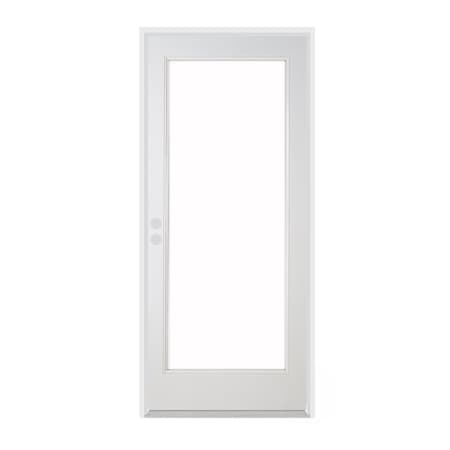 Codel Doors 36" x 80" Primed White French Exterior Fiberglass Door 3068RHISPSF20FC491626DM